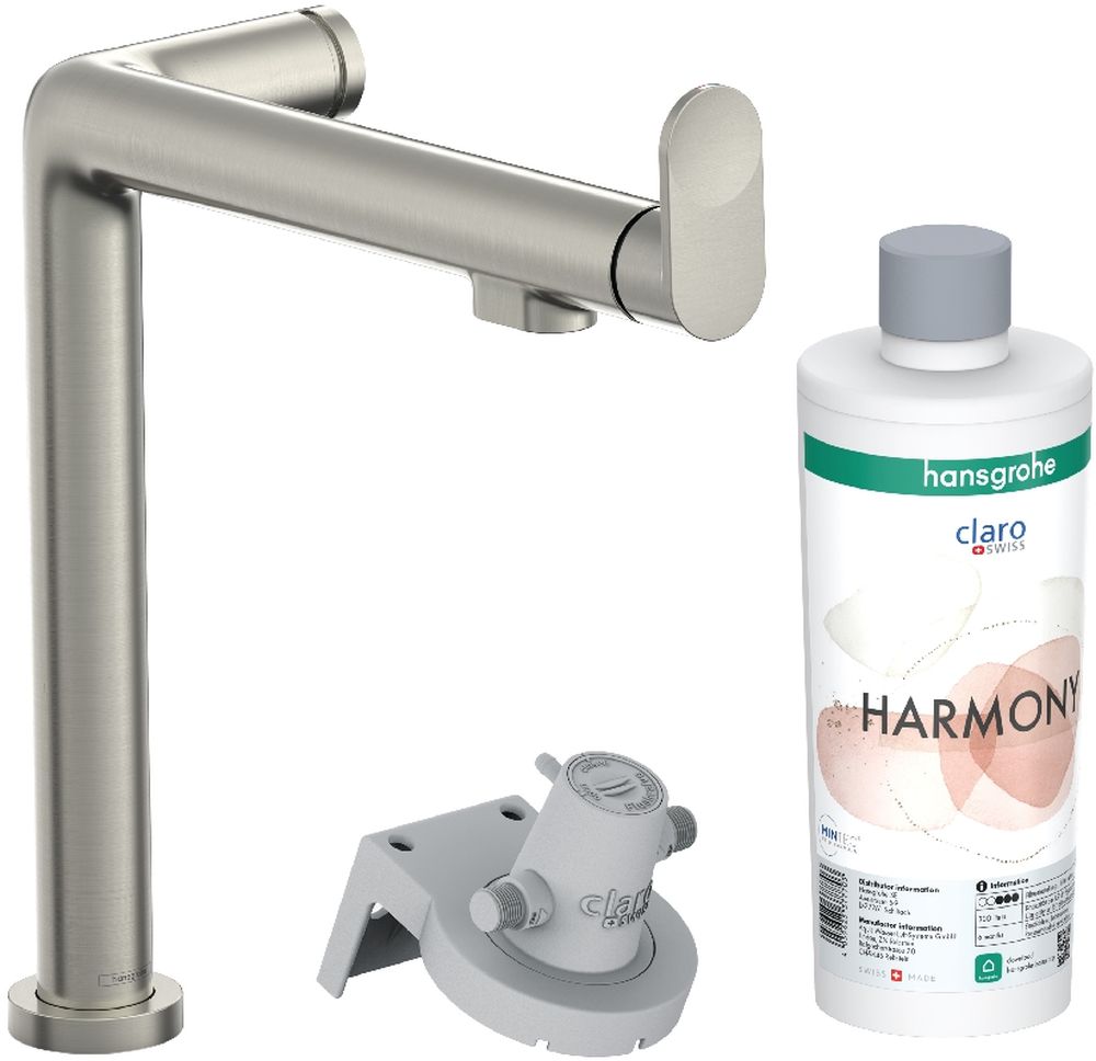 Hansgrohe Aqittura M91 Küchenarmatur mit Filter Stehend edelstahl 76802800