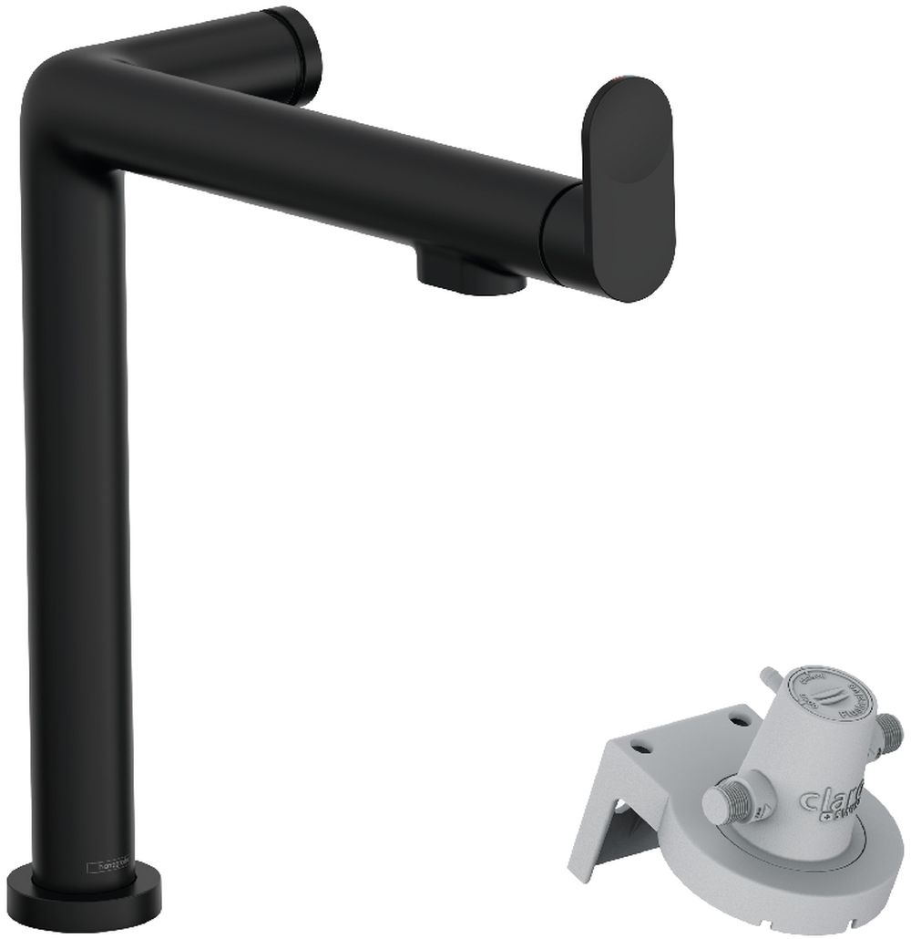 Hansgrohe Aqittura M91 Wasserhahn mit Wasserfilter Stehend schwarz 76804670