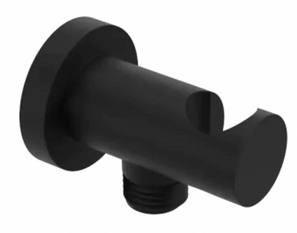 Excellent Winkelanschluss mit Griff schwarz AREX.1032BL