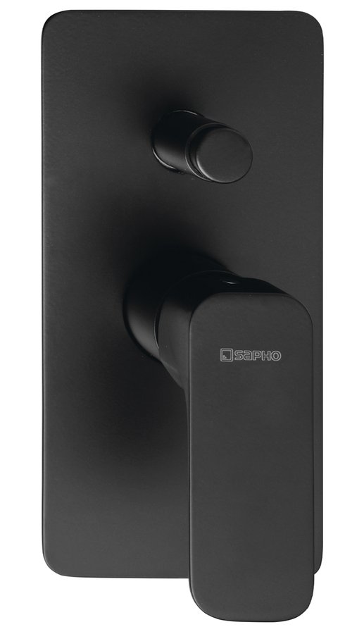 Sapho Spy badewannen- und duscharmatur Unterputz schwarz PY42/15