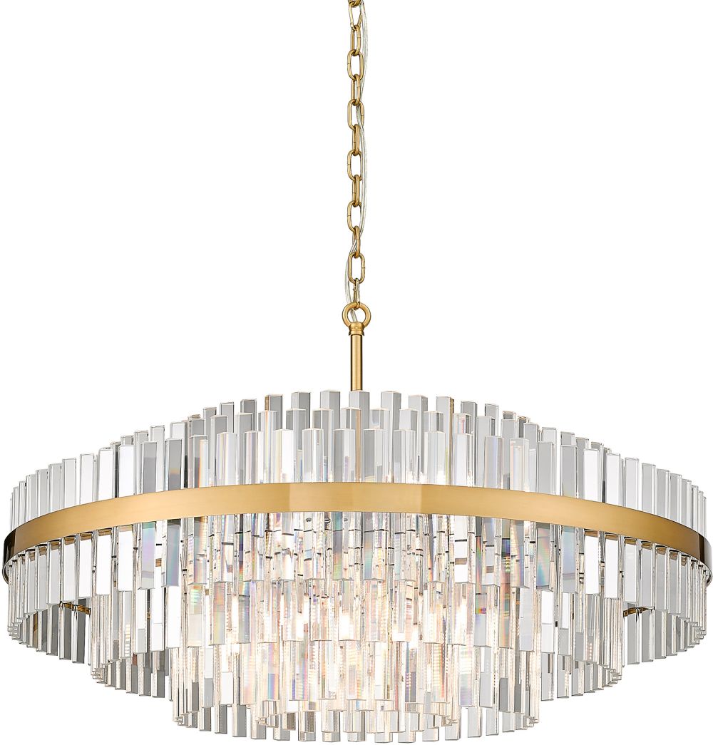 Zuma Line Constantinople Pendelleuchte x28 W messing P0567-16A-2GAC