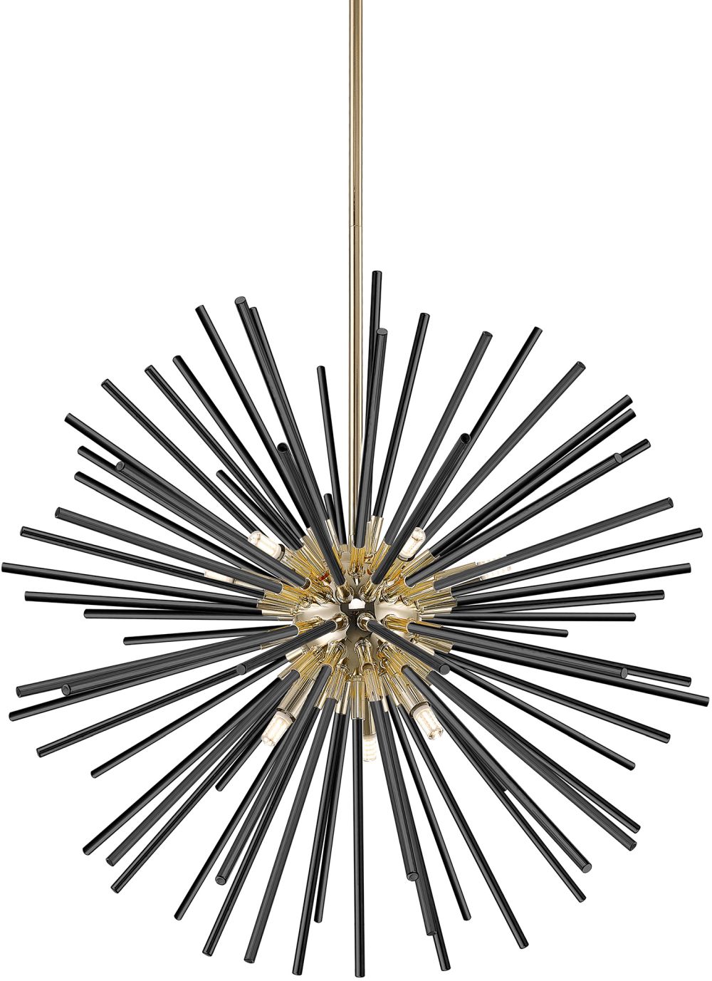 Zuma Line Urchin Pendelleuchte x42 W schwarz-gold P0491-09C-F7BC