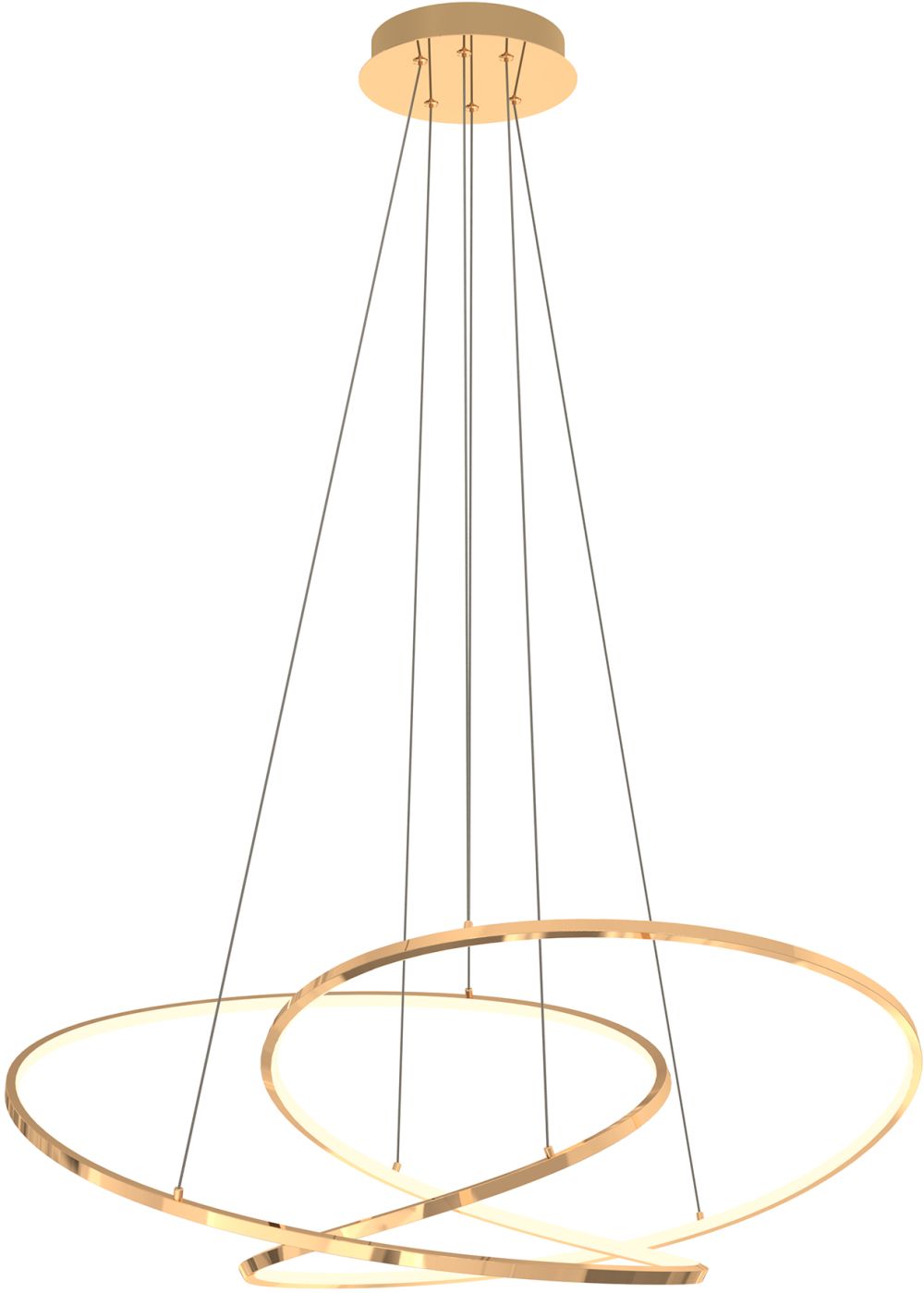 Zuma Line Cholet Pendelleuchte 1x56 W gold MD7360-1A-3GT