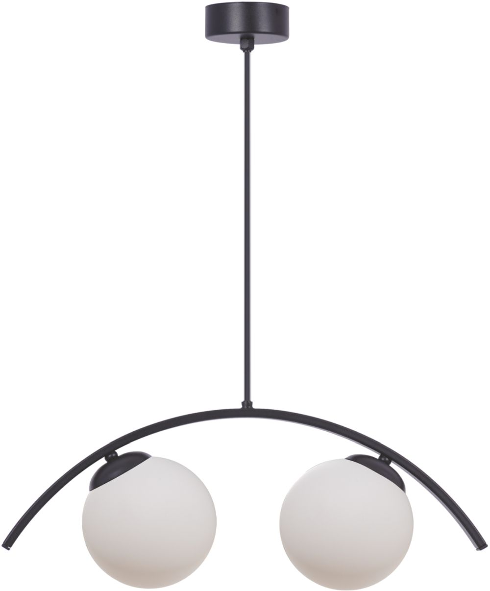 Zuma Line Lara Pendelleuchte 2x8 W weiß-schwarz 5013