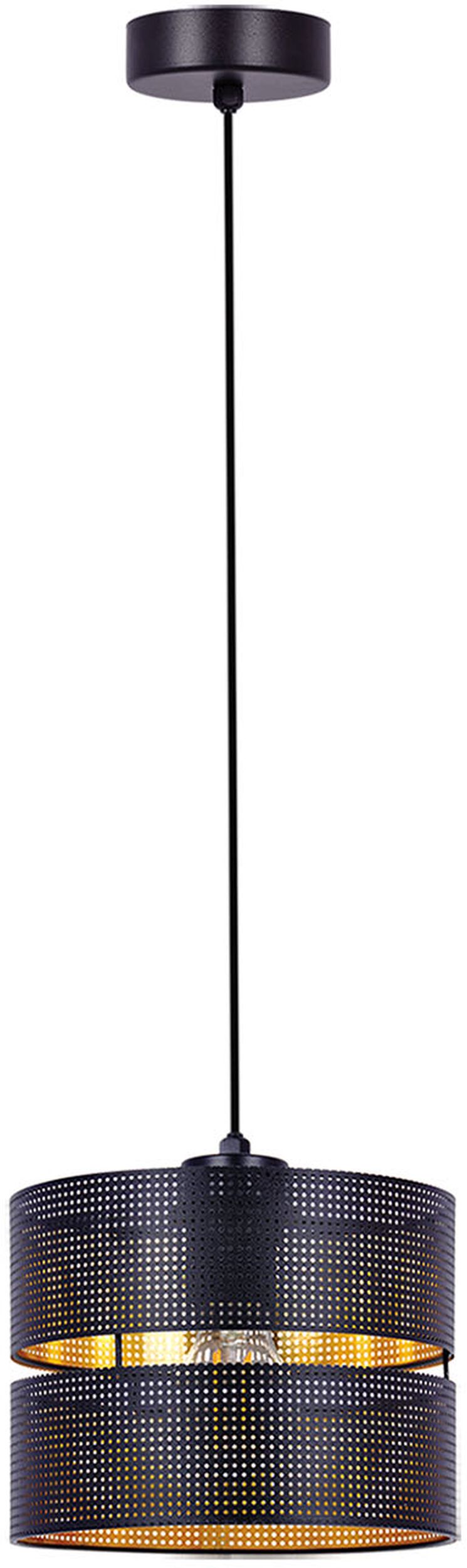Kaja Zimbo Pendelleuchte 1x40 W schwarz-gold K-5220