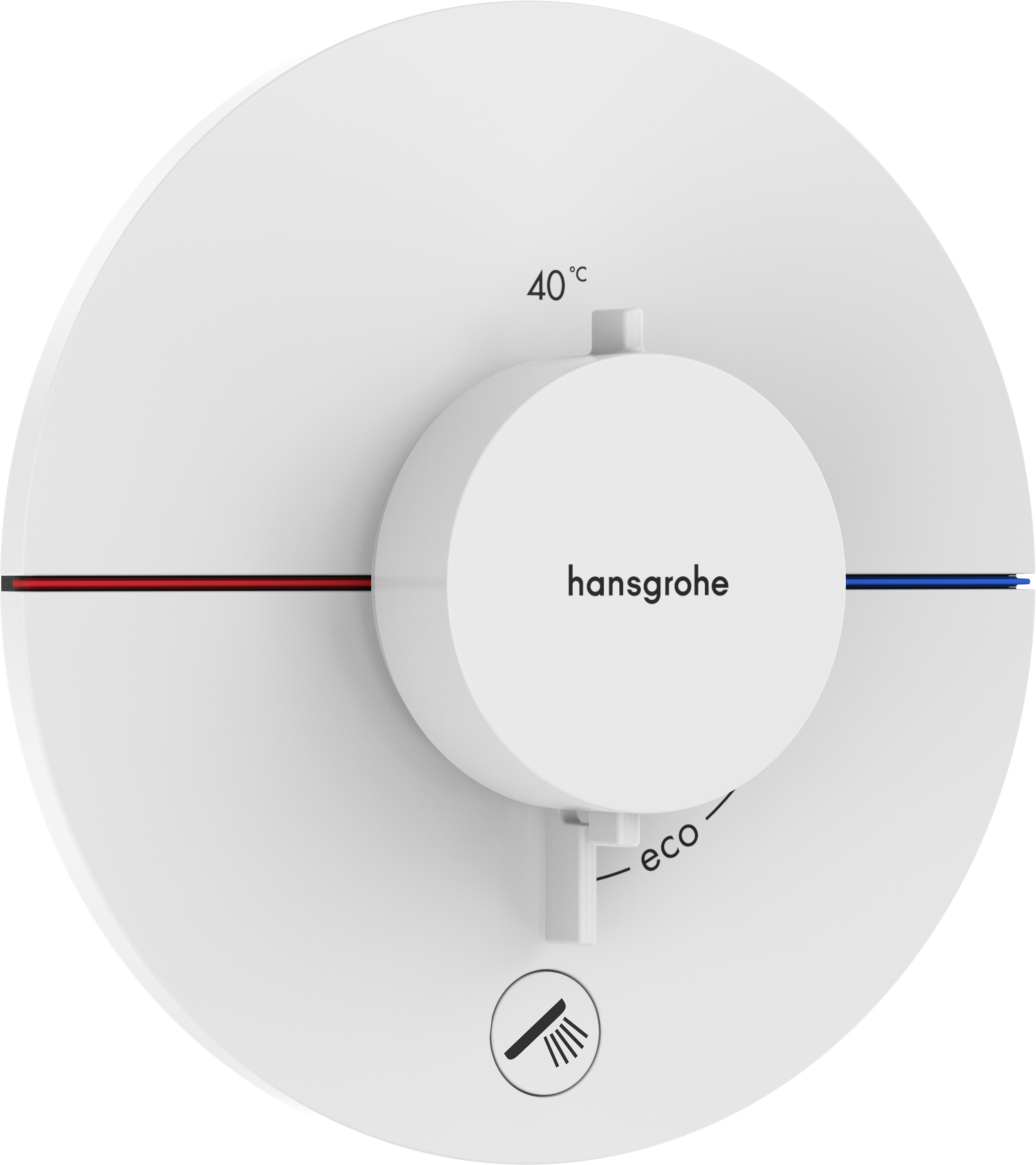 Hansgrohe ShowerSelect Comfort S Duschbatterie Unterputz mit Thermostat weiß 15562700