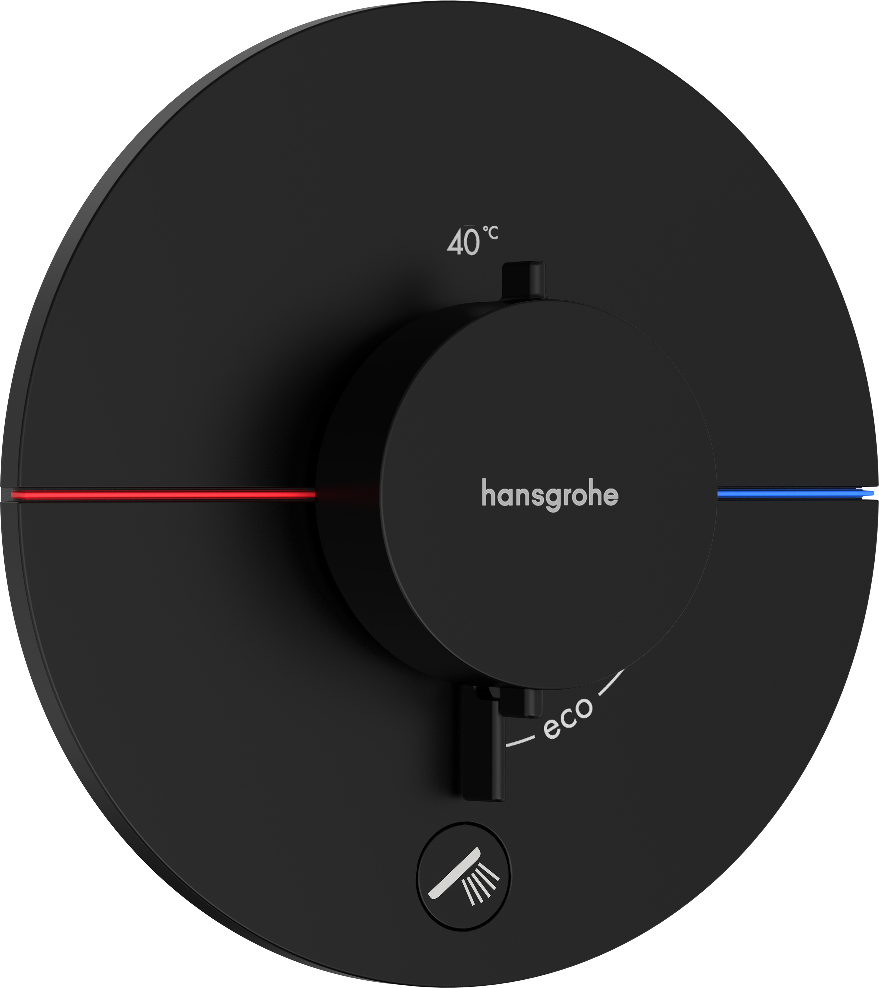 Hansgrohe ShowerSelect Comfort S Duschbatterie Unterputz mit Thermostat schwarz 15562670