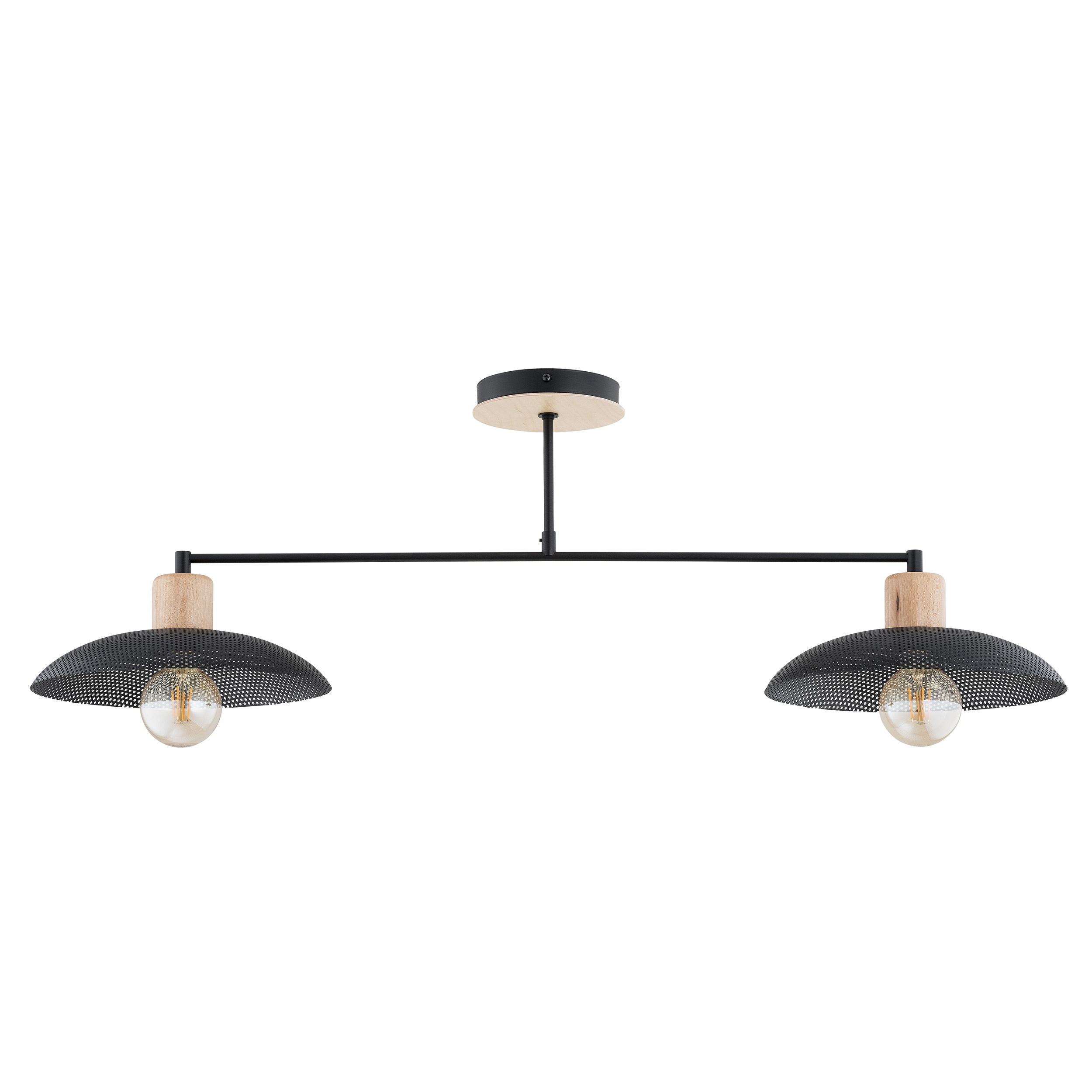 Emibig Kobe Deckenlampe 2x15 W schwarz 1318/2