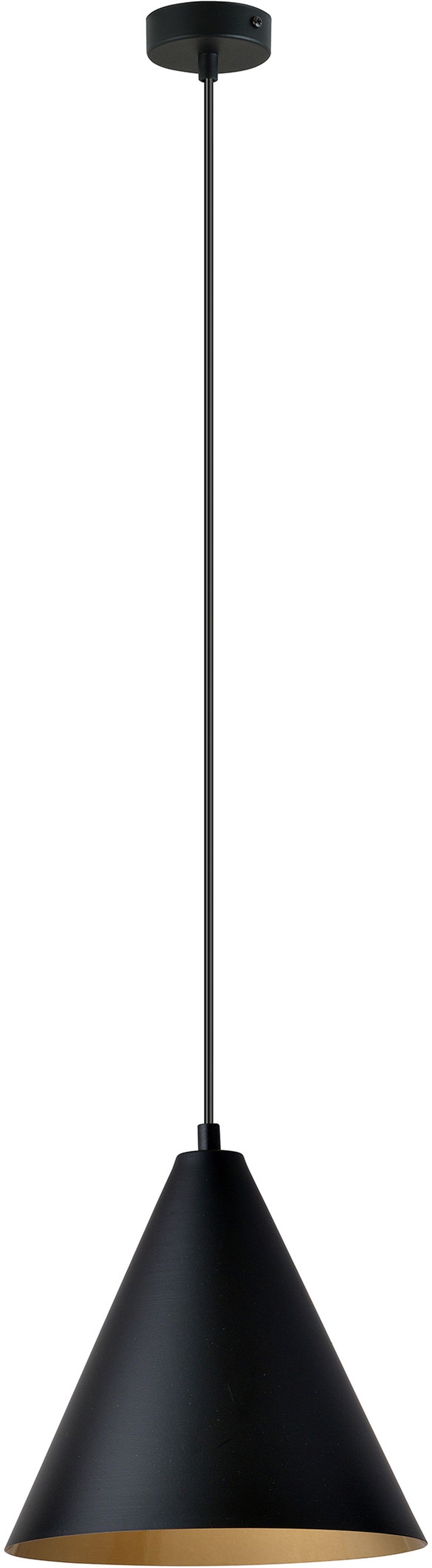 Emibig Rebel Pendelleuchte 1x15 W schwarz-gold 1271/1