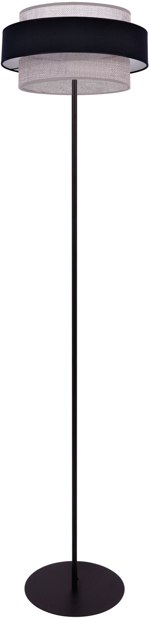 Kaja Etela Stehlampe 1x40 W schwarz-grau K-5175