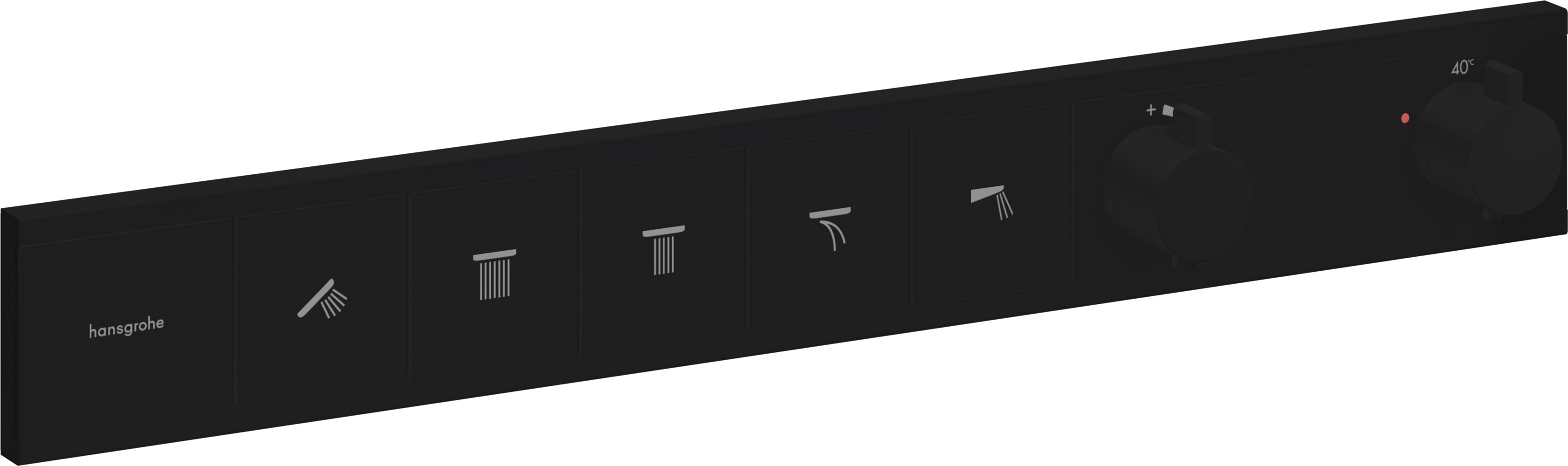 Hansgrohe RainSelect Badewannen- und Duscharmatur Unterputz mit Thermostat schwarz 15384670