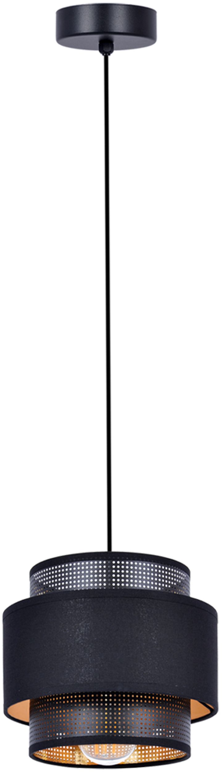 Kaja Amos Pendelleuchte 1x40 W schwarz-gold K-5280