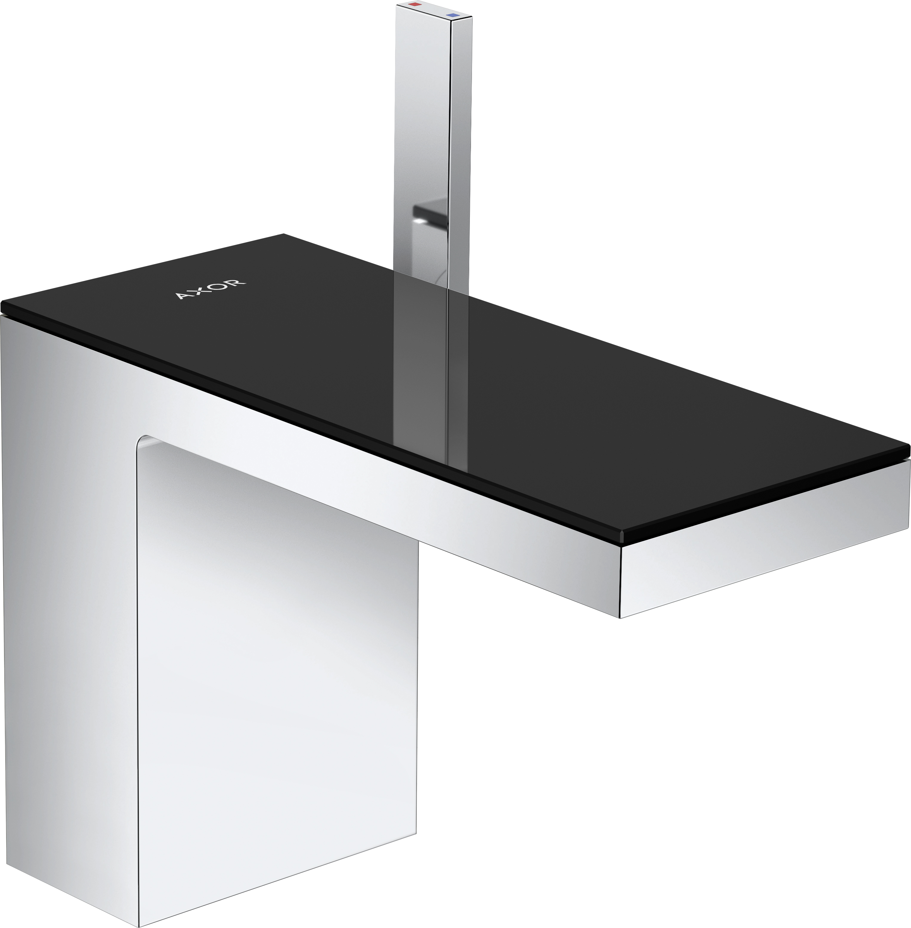 Axor MyEdition Waschtischarmatur Stehend chrom-schwarz 47030600