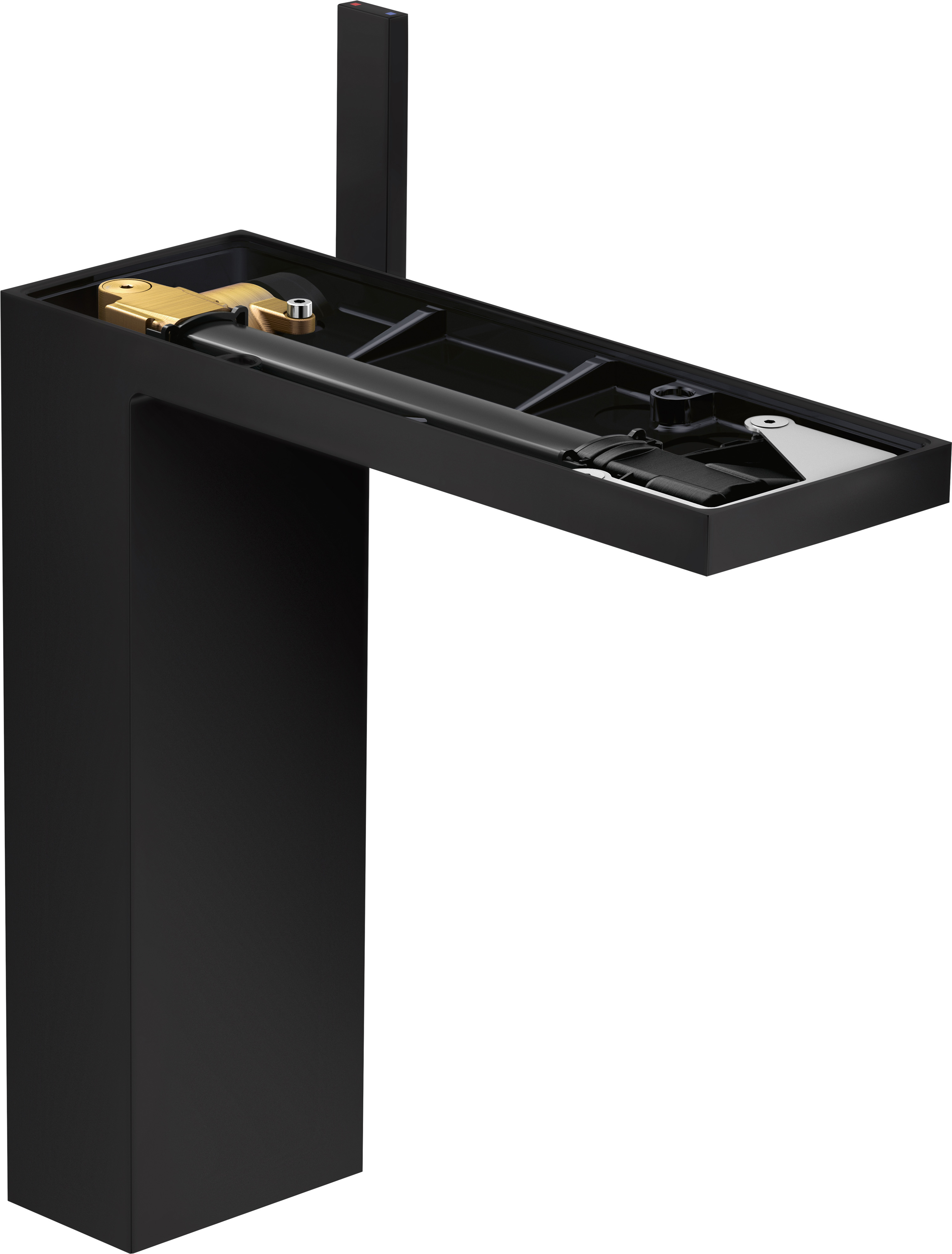 Axor MyEdition Waschtischarmatur Stehend schwarz 47022670