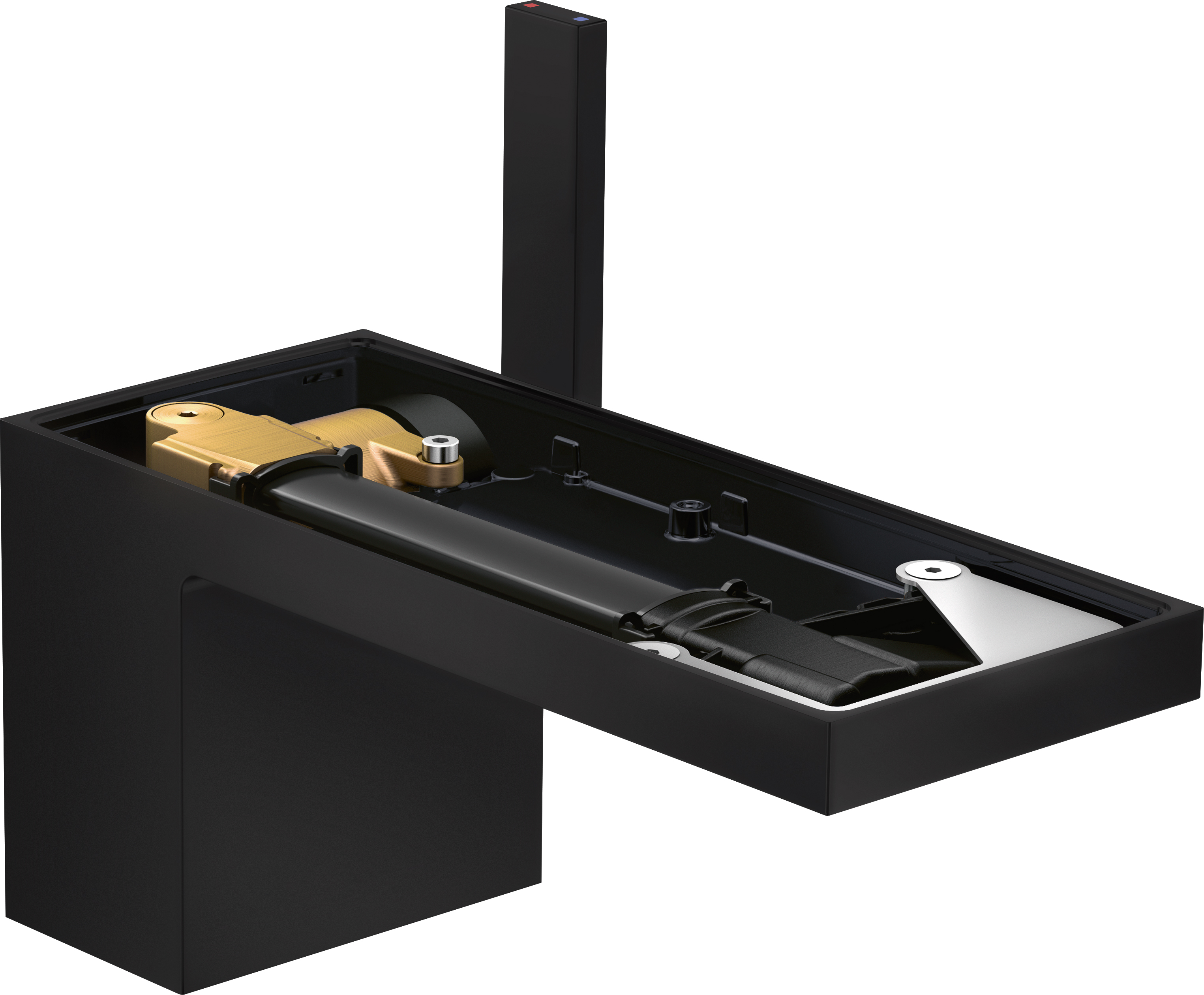 Axor MyEdition Waschtischarmatur Stehend schwarz 47012670