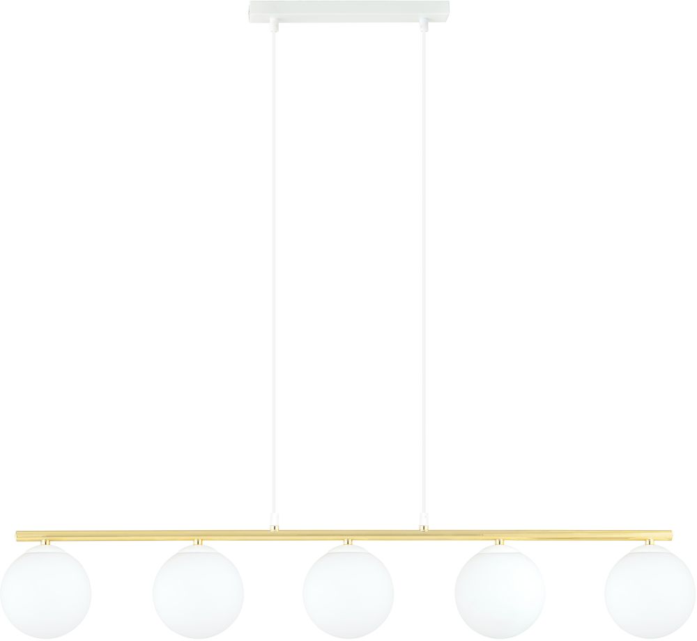 Emibig Allora Pendelleuchte 5x10 W weiß-milchig 1255/5