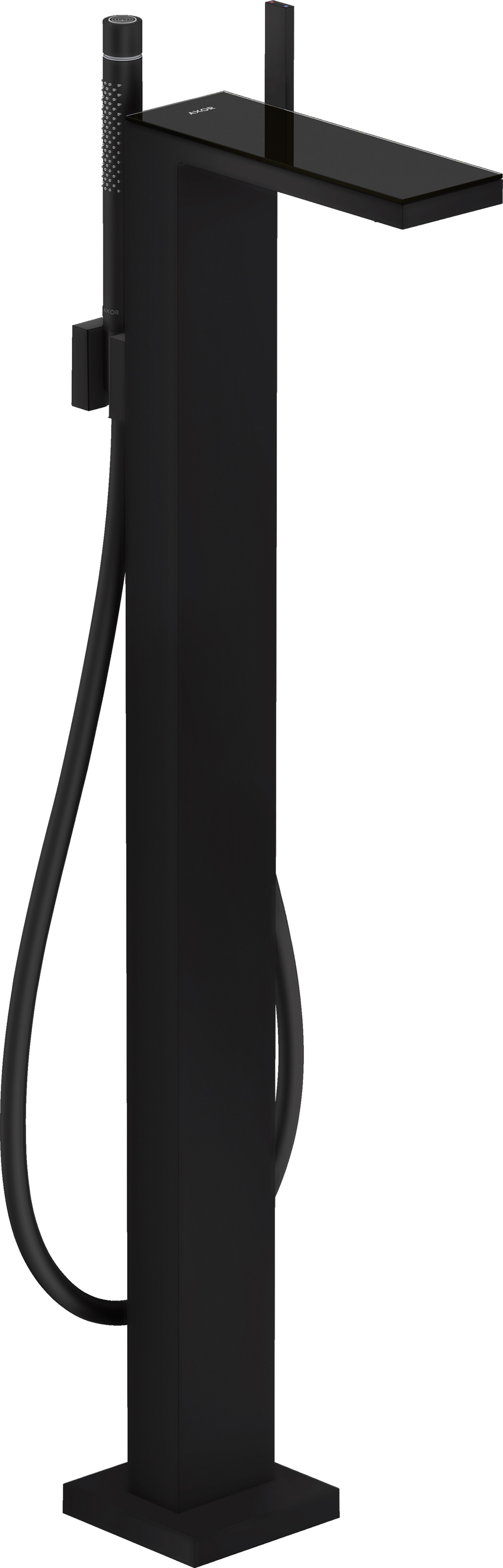 Axor MyEdition Badewannen- und Duscharmatur freistehend schwarz 47440670