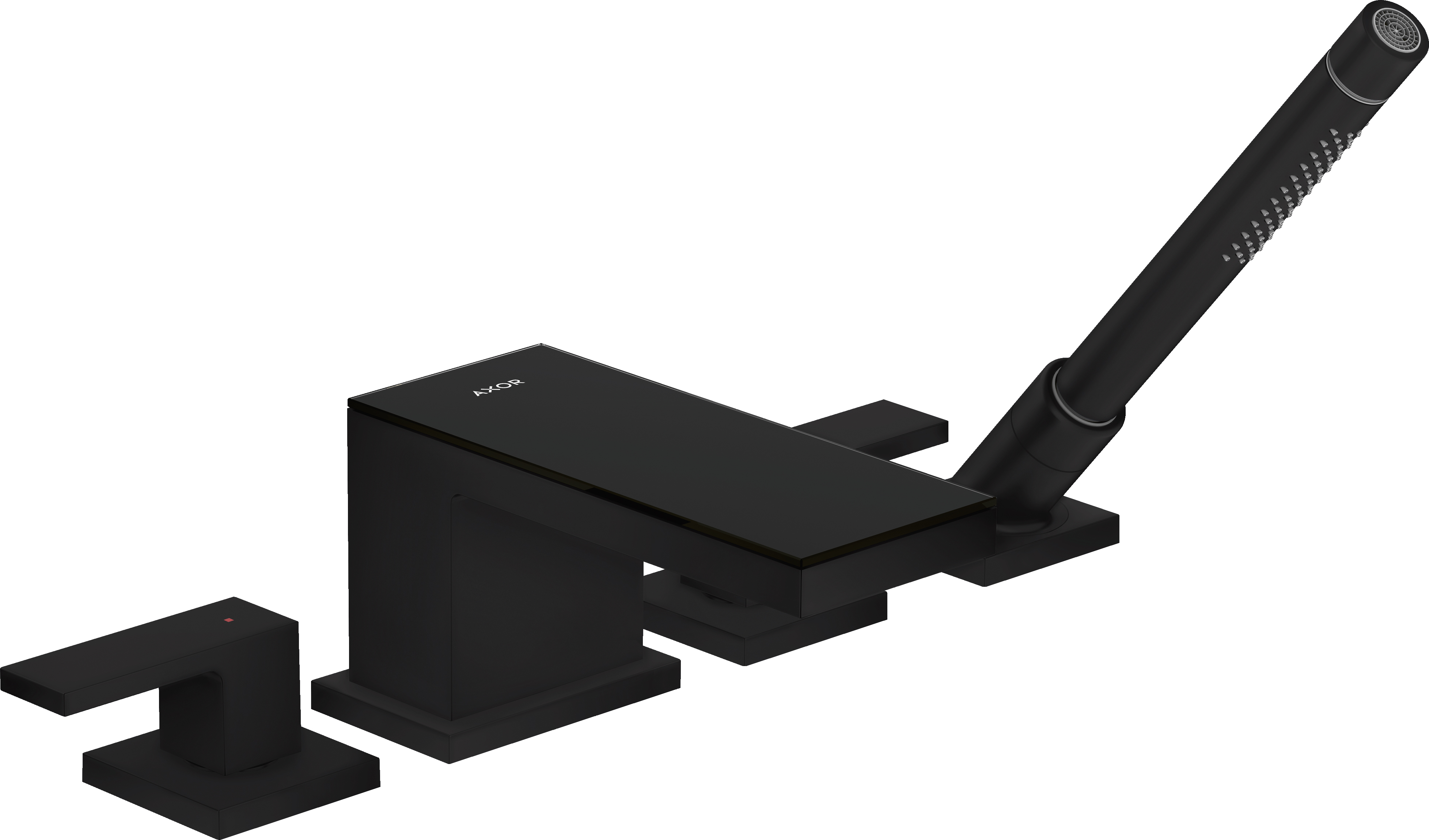 Axor MyEdition Badewannen- und Duscharmatur awannenmontiert schwarz 47430670