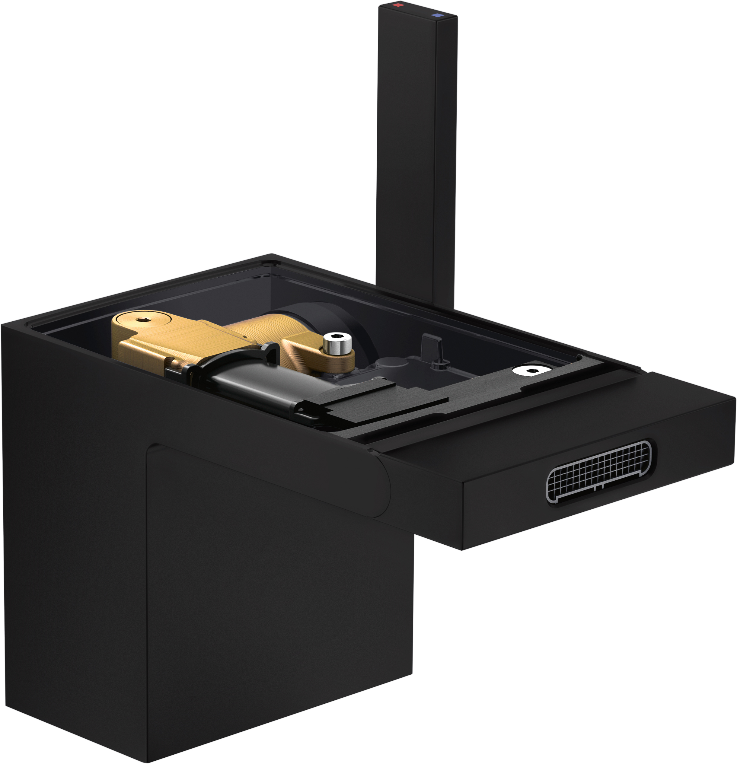 Axor MyEdition Bidet-Wasserhahn stehend schwarz 47212670