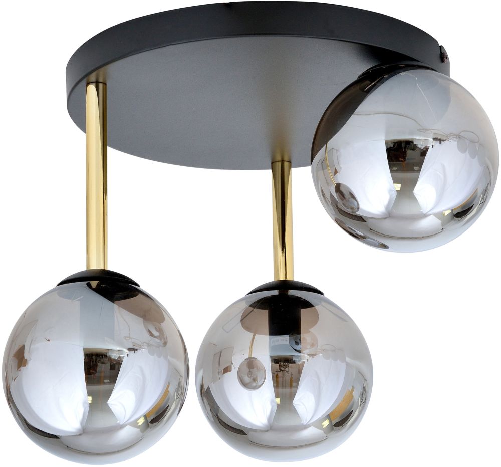 Emibig Dolce Deckenlampe 3x W schwarz-verraucht 1259/3