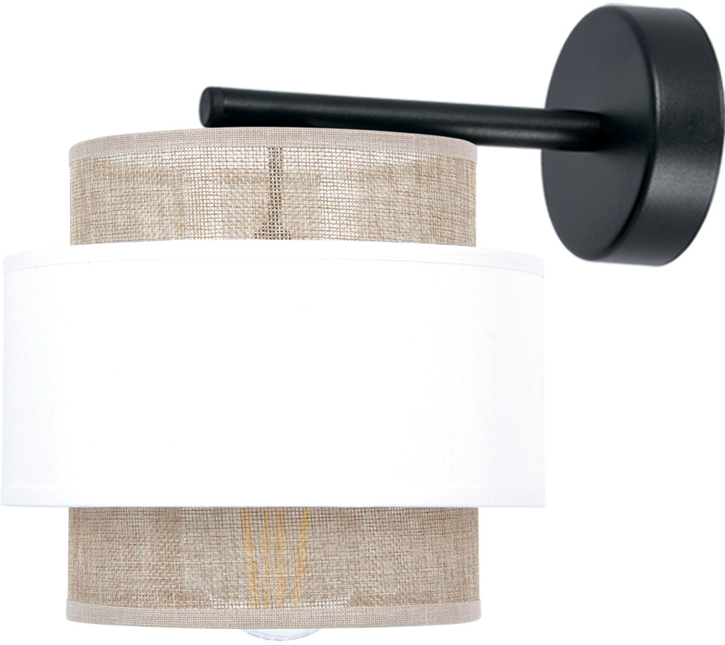 Kaja Cezar Leuchter 1x40 W weiß-beige K-5274