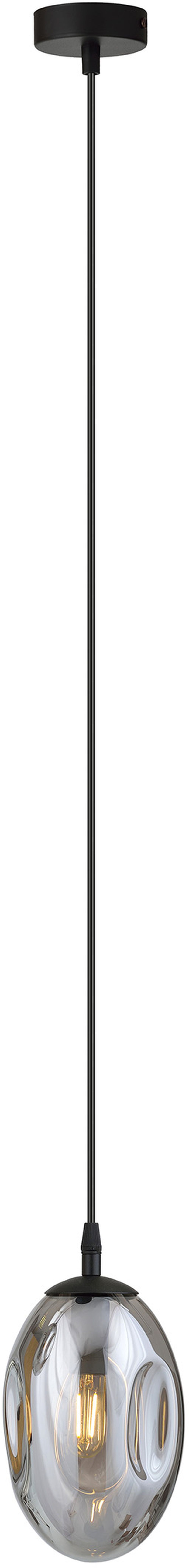 Emibig Astral Pendelleuchte 1x10 W schwarz-verraucht 1266/1