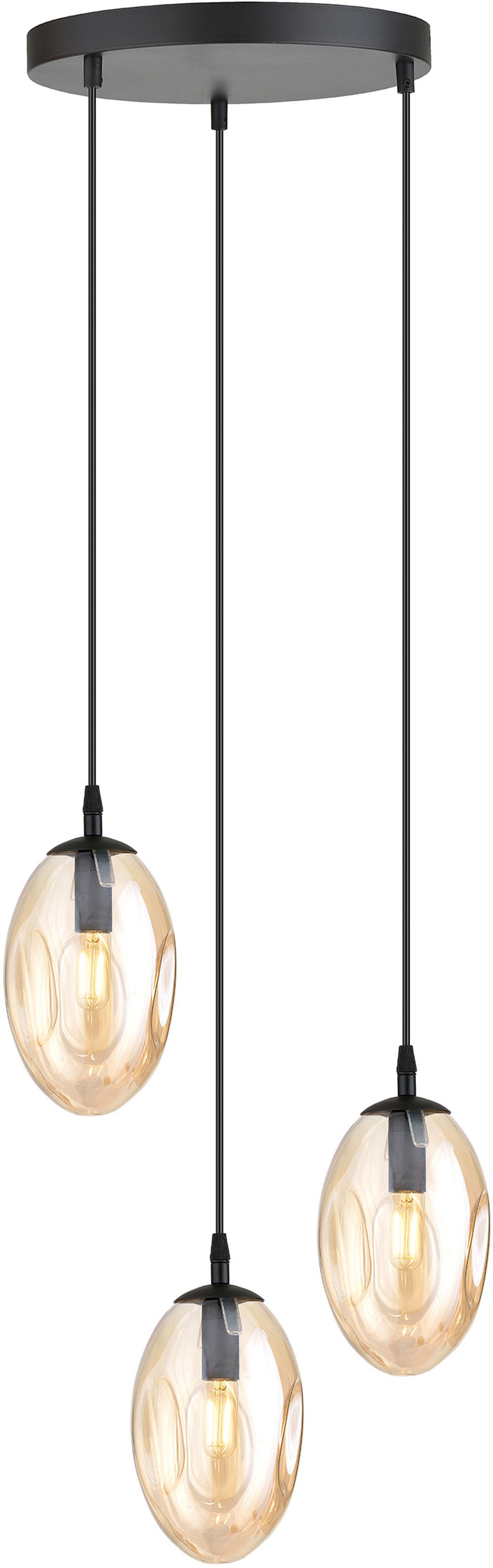 Emibig Astral Pendelleuchte 3x10 W schwarz 1267/3PREM