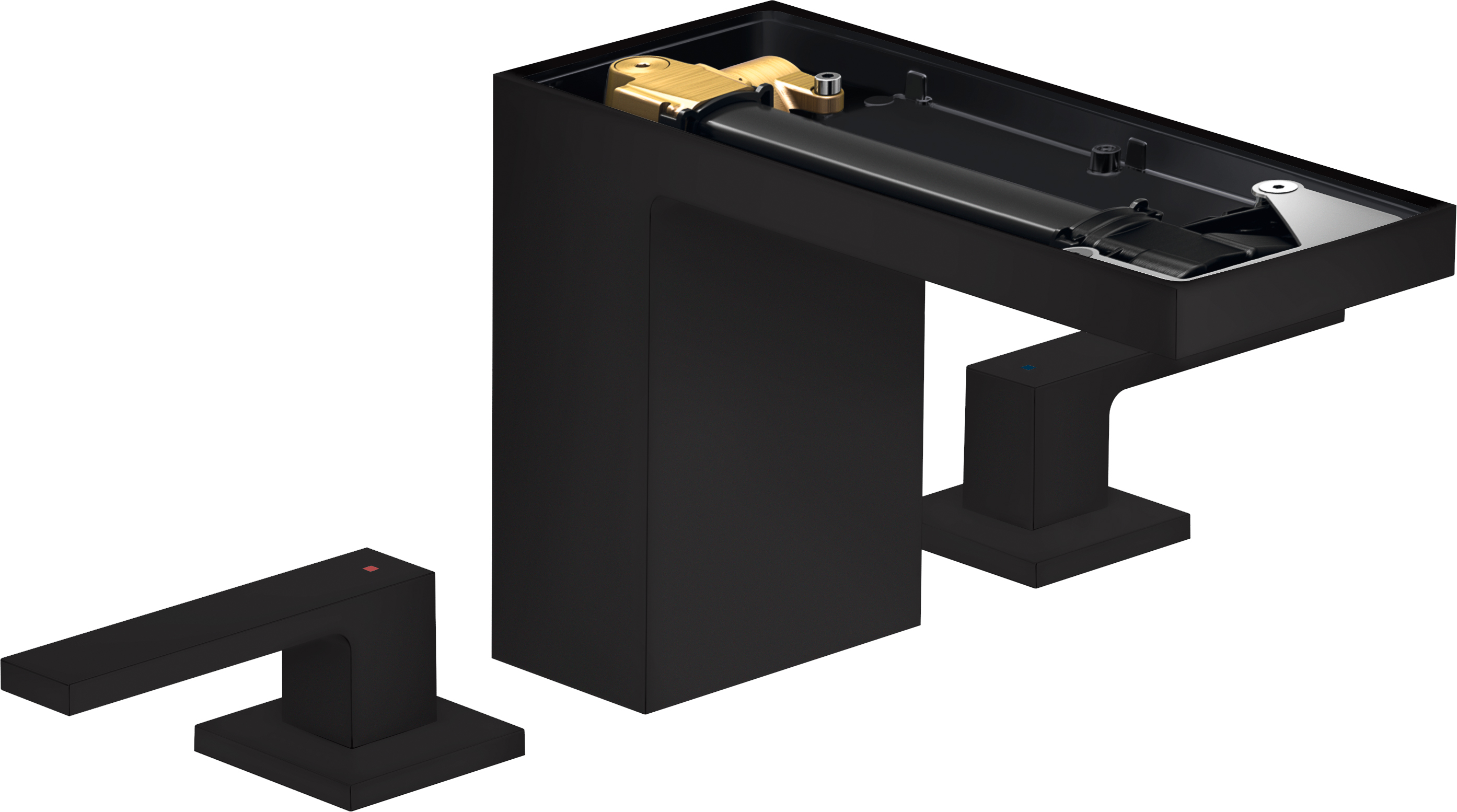 Axor MyEdition Waschtischarmatur Stehend schwarz 47072670