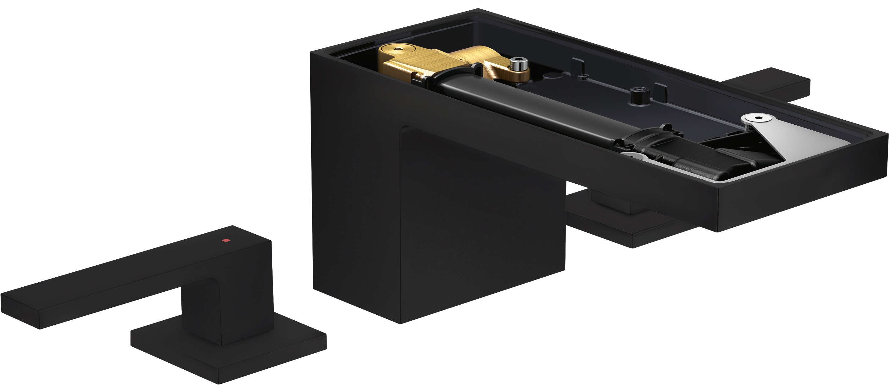 Axor MyEdition Waschtischarmatur Stehend schwarz 47052670