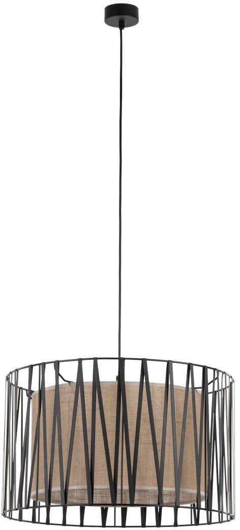 TK Lighting Harmony Pendelleuchte 3x15 W schwarz-braun 4557