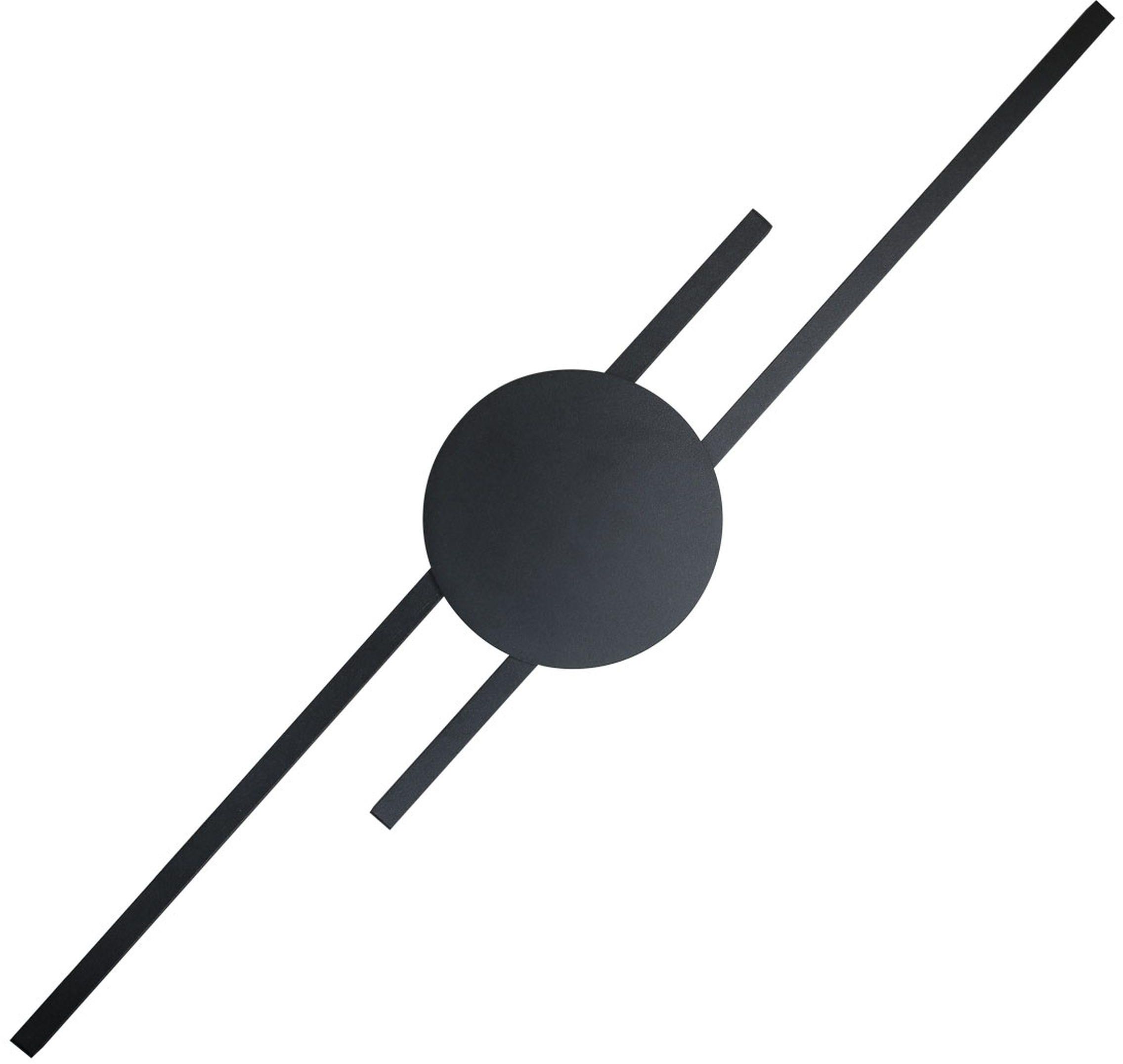 TK Lighting Java Wandleuchte 2x24 W schwarz 1367