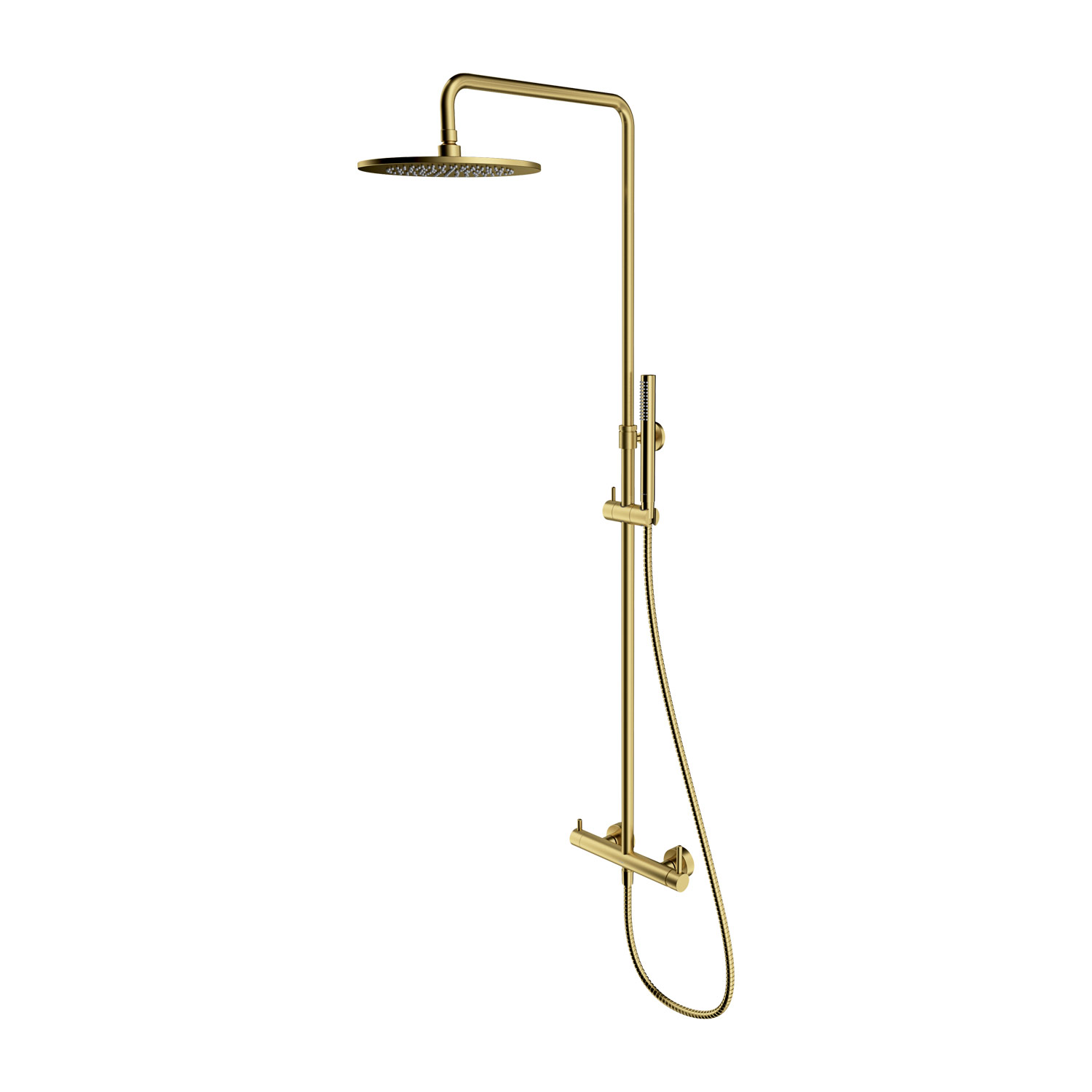 Omnires Y Duschset Wandmontage mit Regenbrause || Y1244MBSB