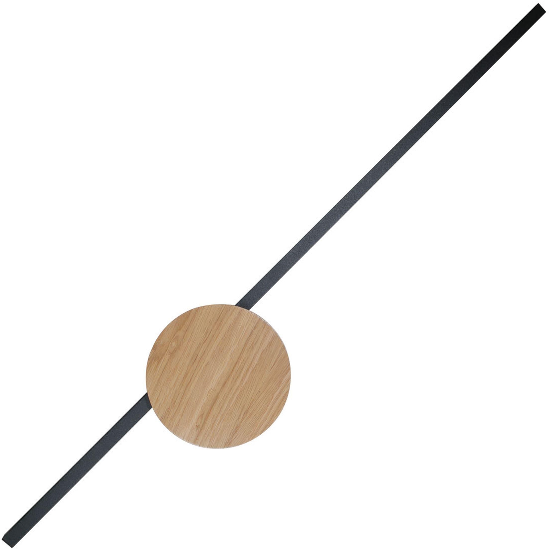 TK Lighting Java Wandleuchte 1x36 W schwarz-holz 1441