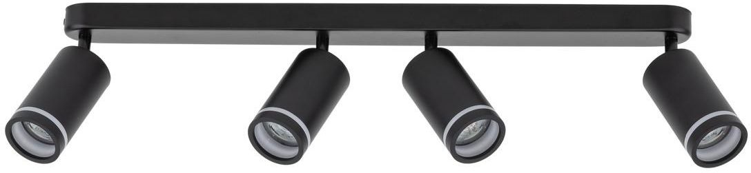 TK Lighting Jet Deckenlampe 4x10 W schwarz 6916