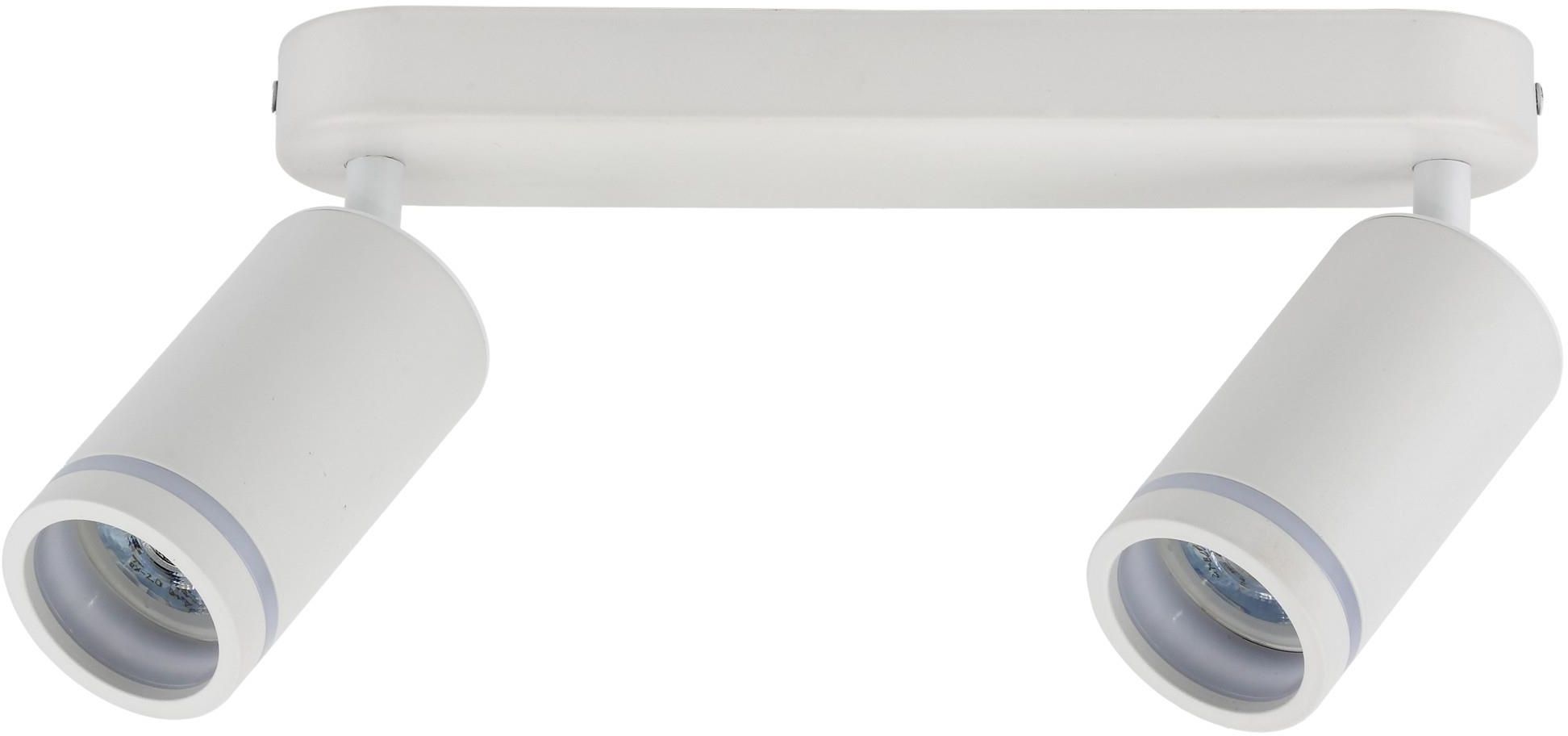 TK Lighting Jet Deckenlampe 2x10 W weiß 6913
