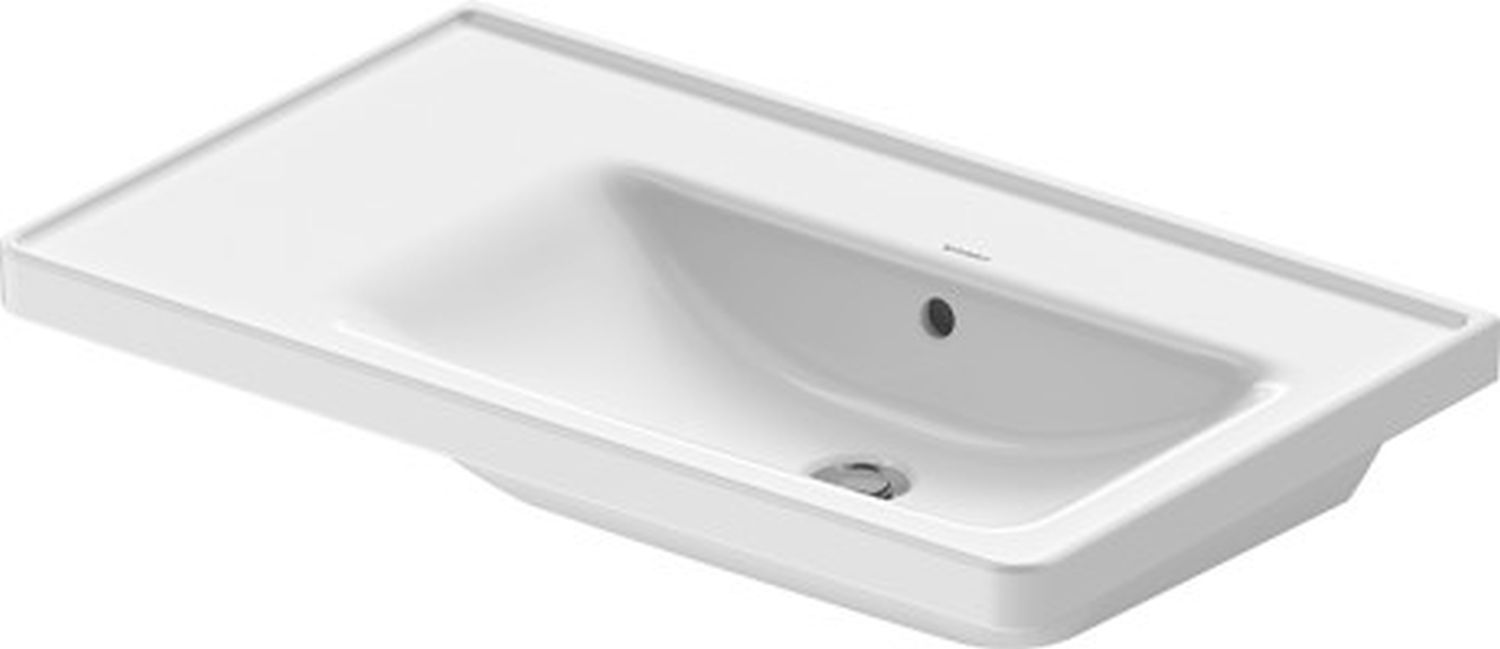 Duravit D-Neo Waschbecken 80x48 cm rechteckig Möbel weiß 2370800060