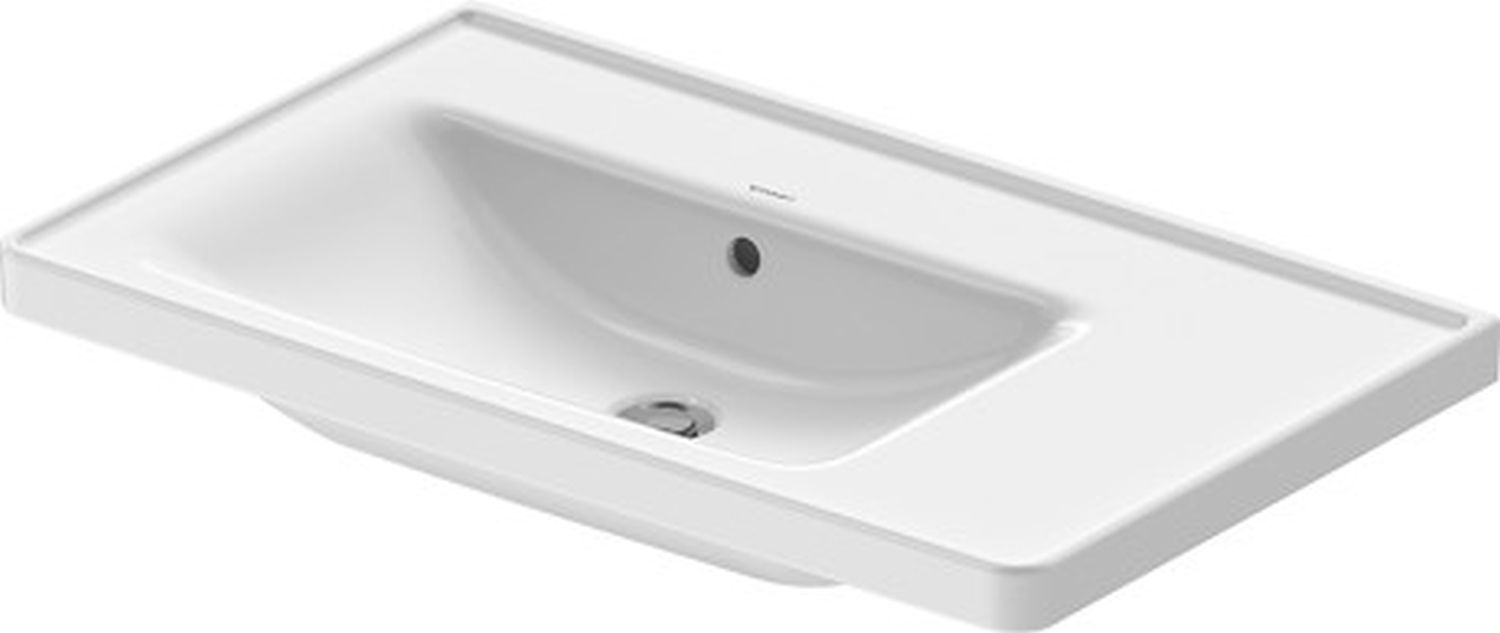 Duravit D-Neo Waschbecken 80x48 cm rechteckig Möbel weiß 2369800060