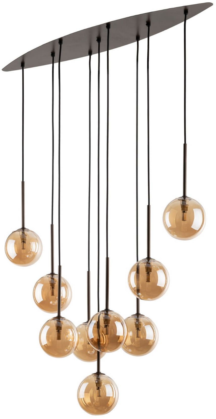 TK Lighting Esme Pendelleuchte x6 W braun 6149
