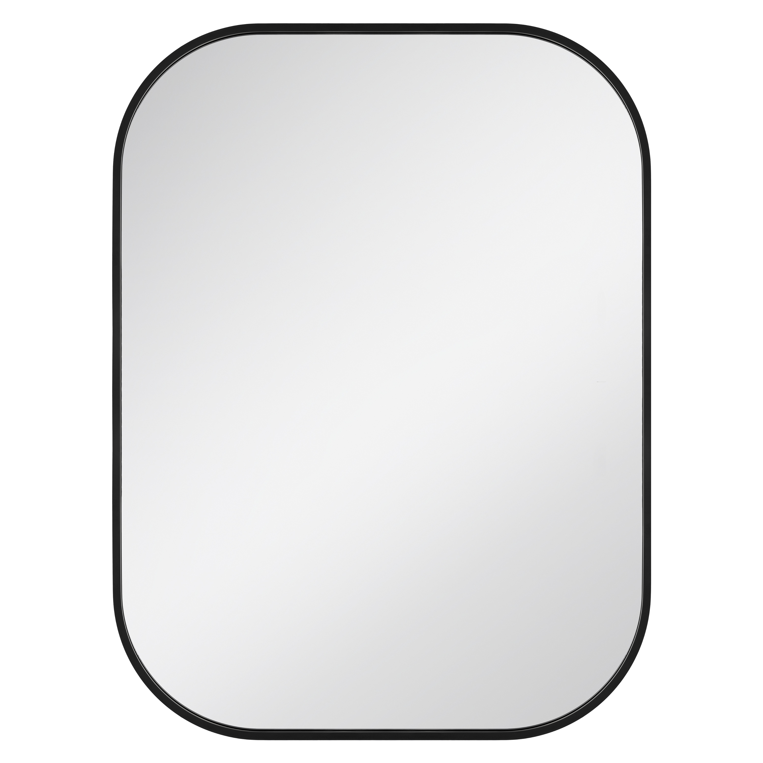 Dubiel Vitrum Luis Spiegel 60x80 cm oval schwarz 5905241012841