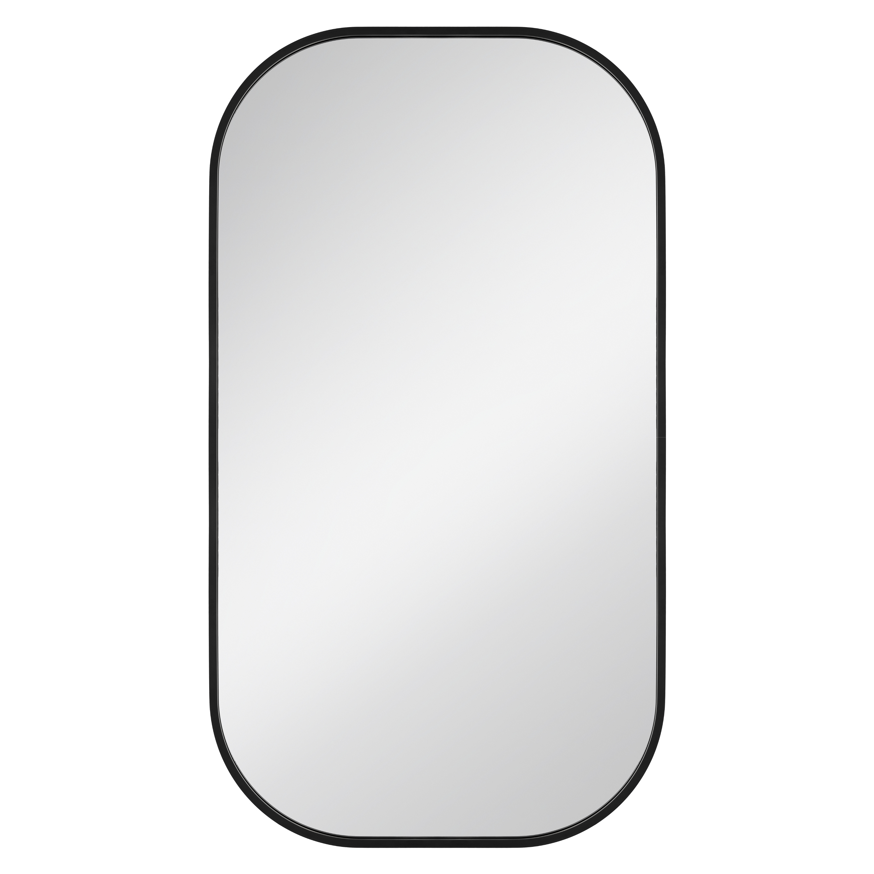 Dubiel Vitrum Luis Spiegel 50x90 cm oval schwarz 5905241012834