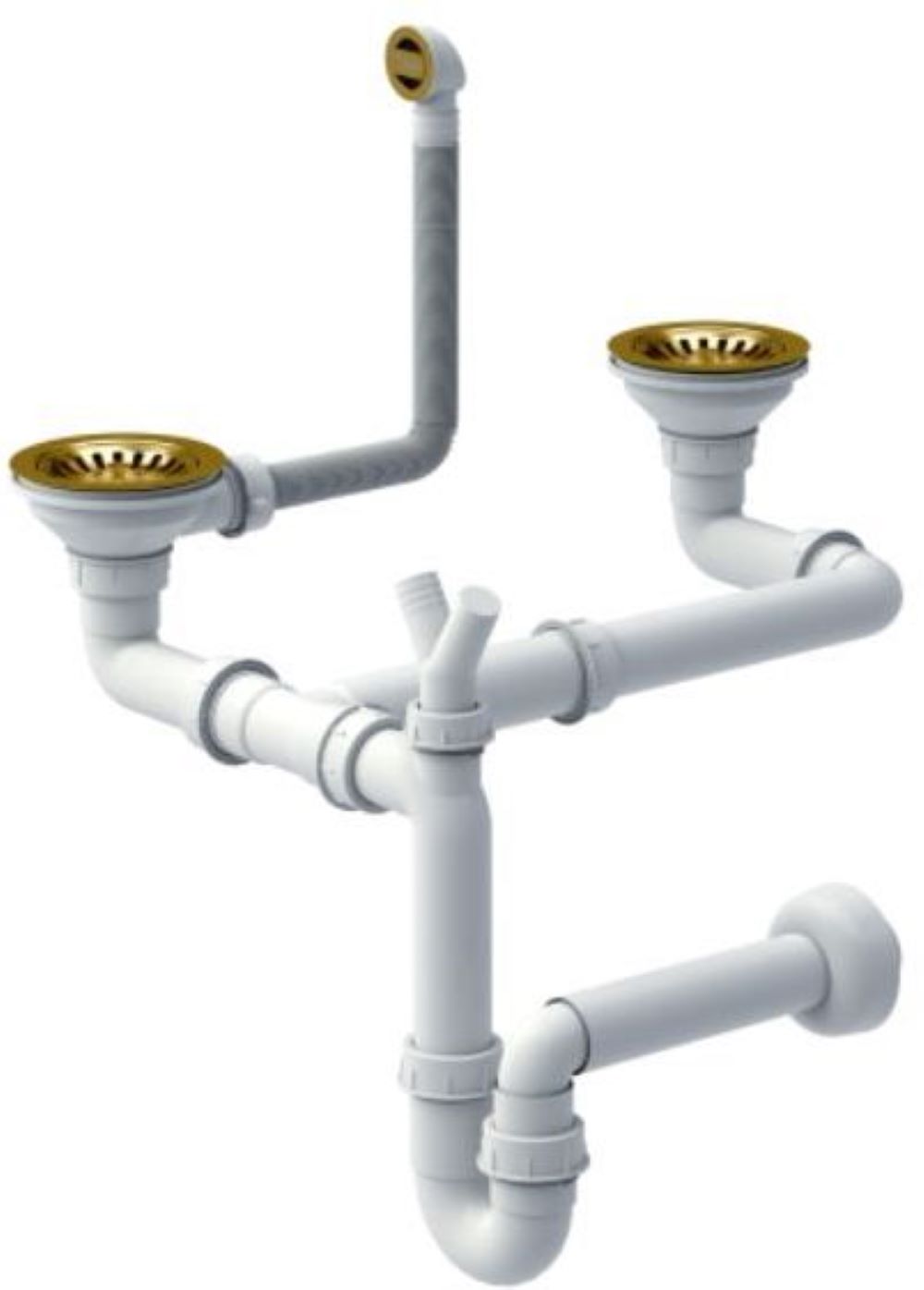 Quadron Save Space Siphon für Waschbecken M2SSDG5