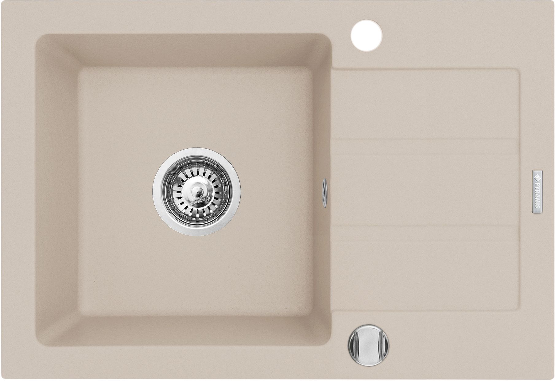Pyramis Next Granitspüle 68x44 cm beige 070162001