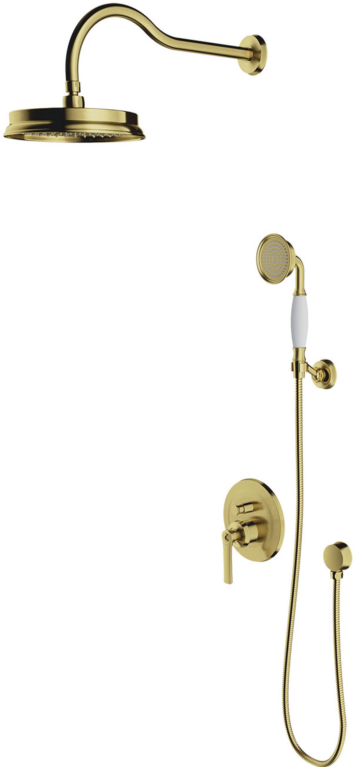 Omnires Armance Duschset Unterputz mit Regenbrause || SYSAM10BSB