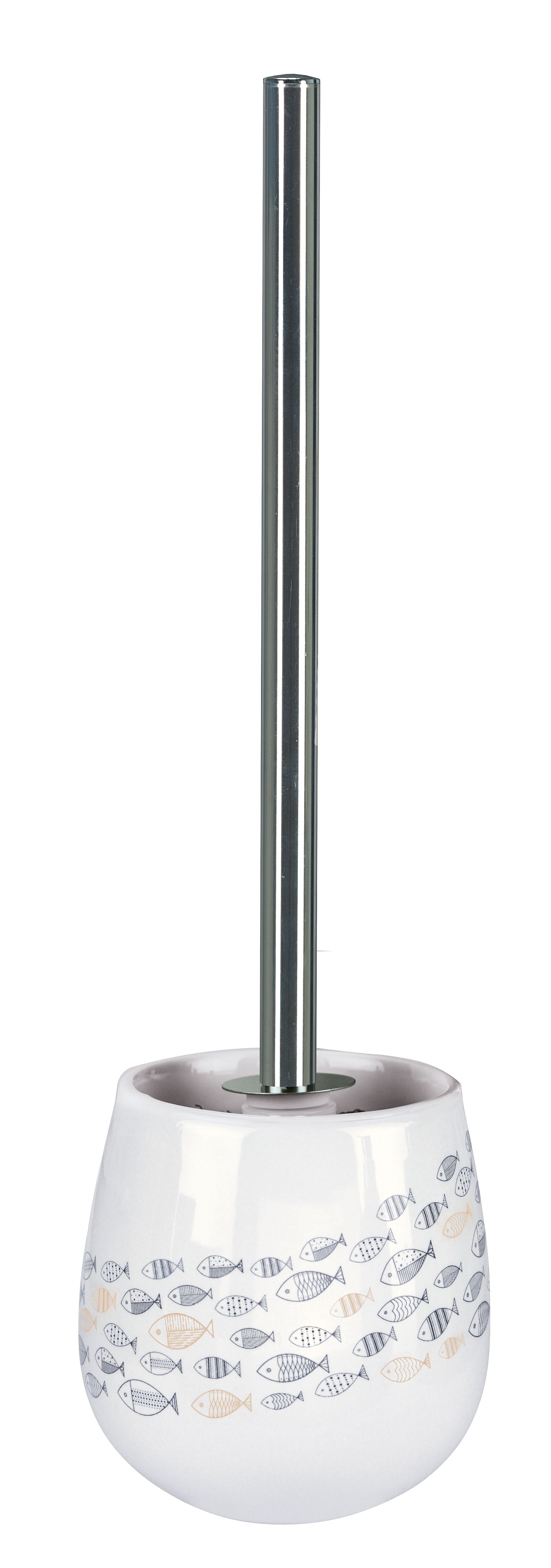 Kleine Wolke Sardinas Toilettenbürste mit Griff gestellt weiß 8674783856