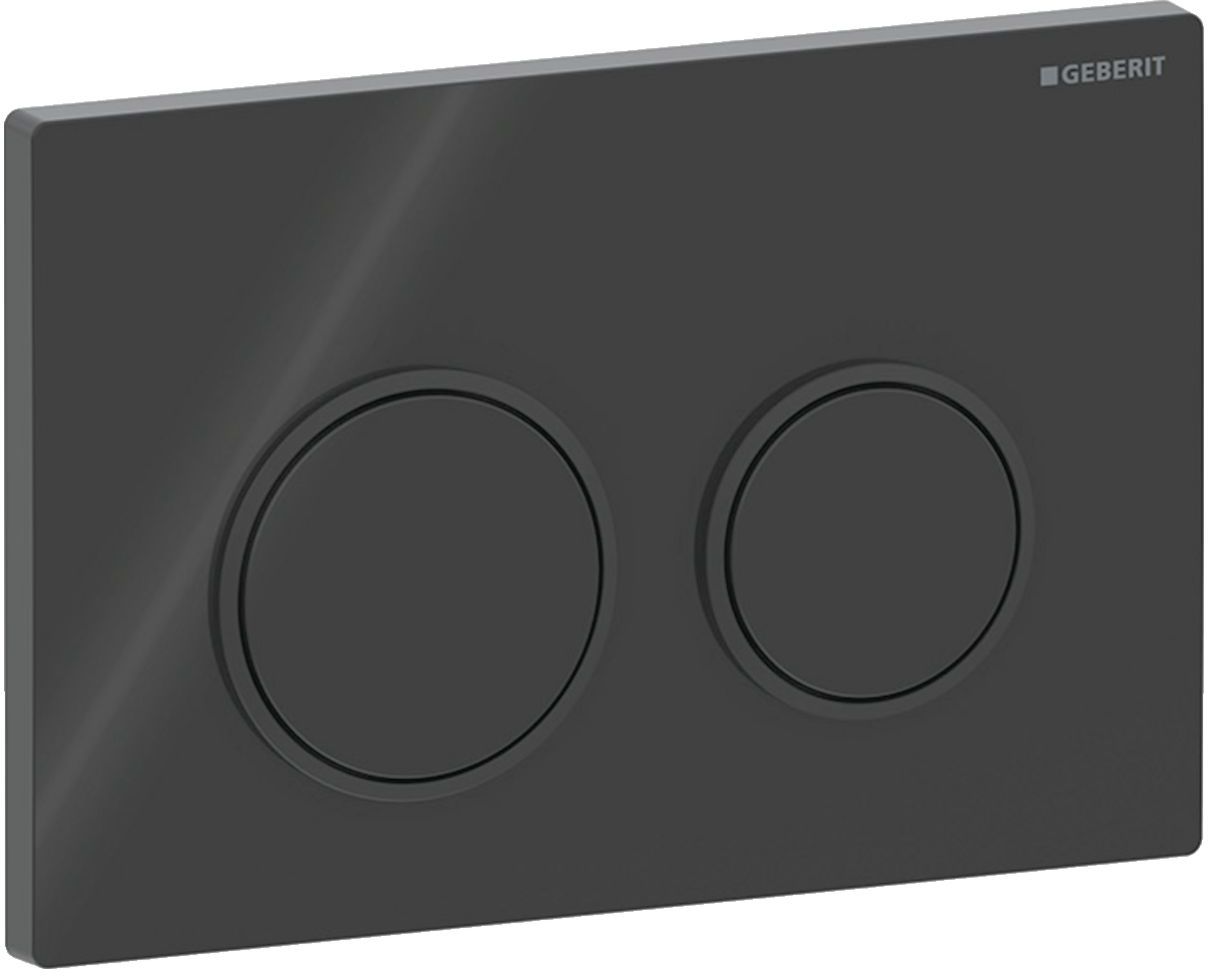 Geberit Omega20 Betätigungsplatte für Toilette schwarz 115.085.DW.1