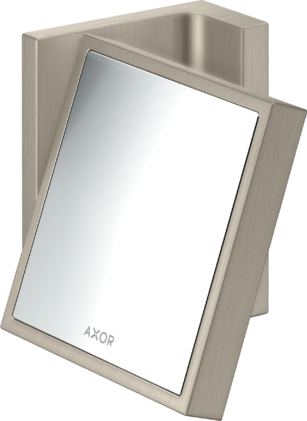 Axor Universal Rectangular Kosmetikspiegel 12x11 cm rechteckig nickel 42649820