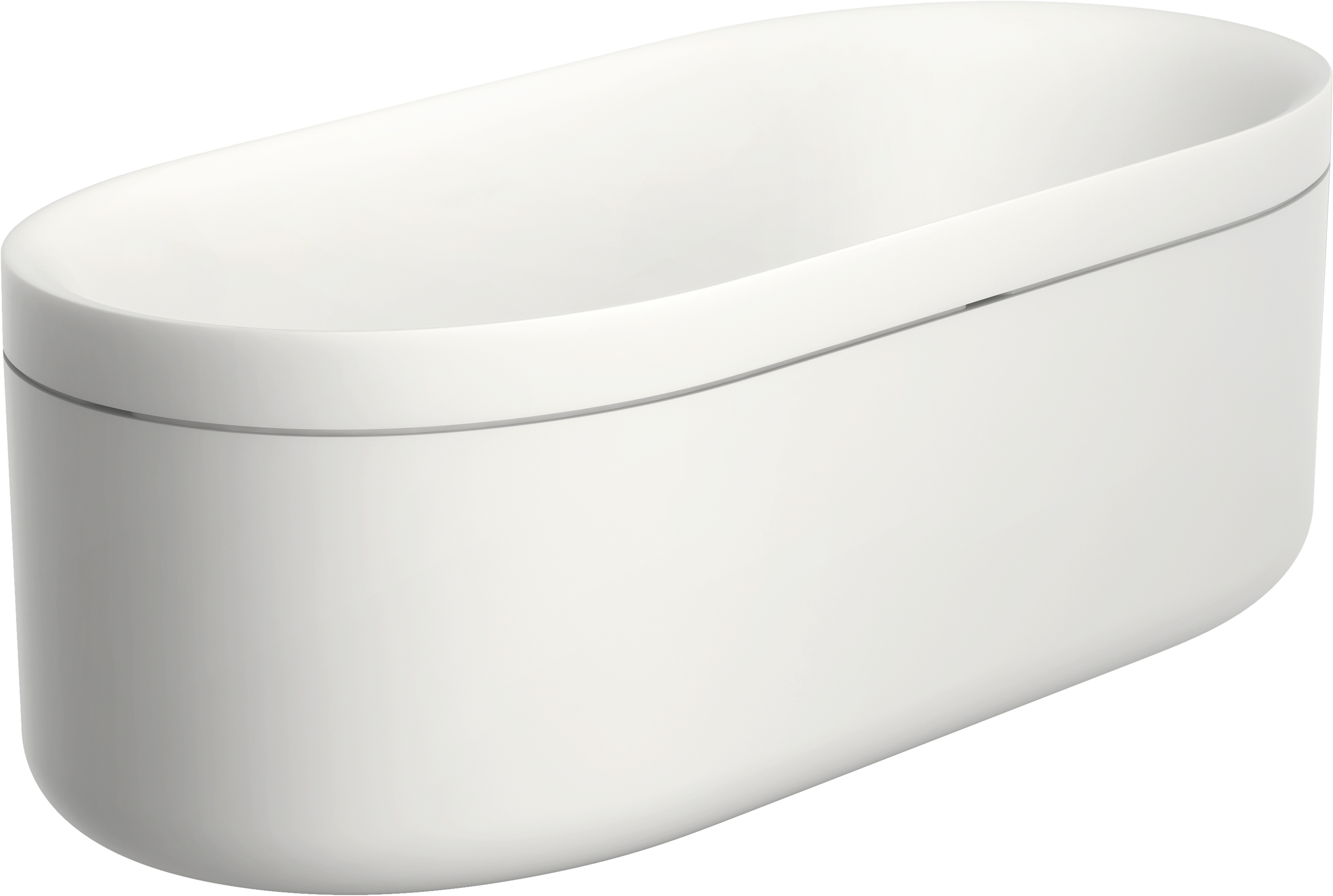 Axor Suite Freistehende Badewanne 188.4x82.7 cm oval weiß 42005670