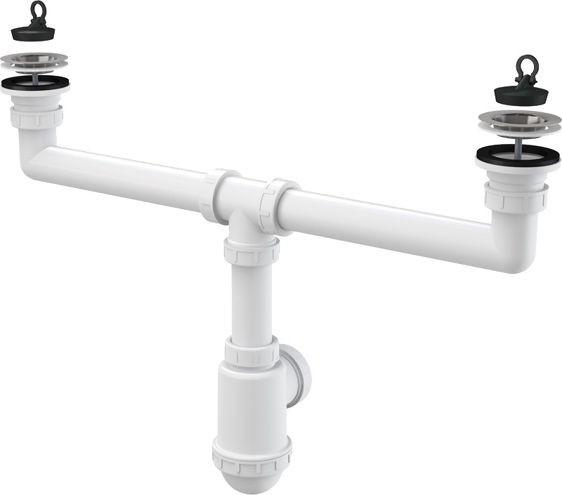 Alca Siphon für Waschbecken A449-DN50/40