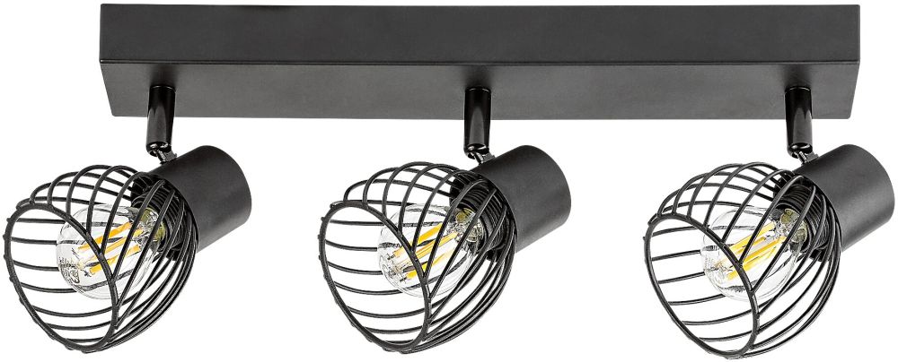 Rabalux Aberama Deckenlampe 3x10 W schwarz 73003