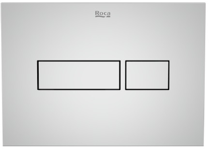 Roca Duplo Nova Betätigungsplatte für Toilette glänzender Chrom A890220201